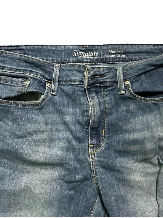 Women’s Levi’s Signature Modern Skinny Crop Jeans Size 12 - Picture 3 of 4